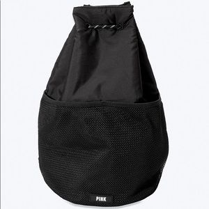 VS PINK drawstring backpack with pockets